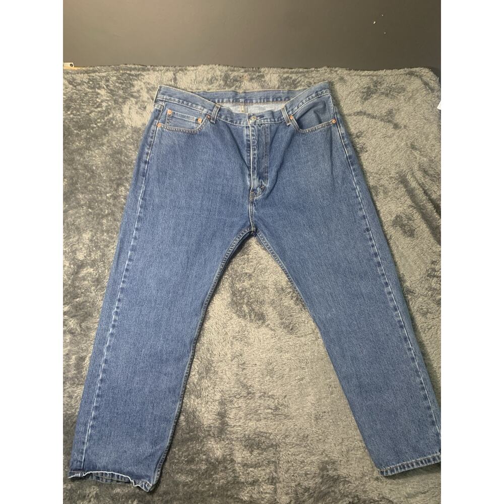 Levi’s 505 Men’s Jeans Straight Leg Blue Denim W42 L30 Red Tab